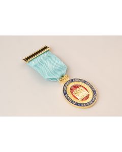 Quatuor Coronati Breast Jewel - Light Blue (Correpondence Circle Member) QC