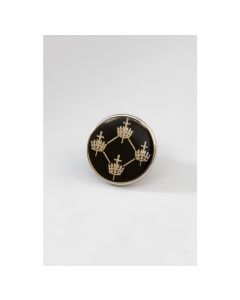 Quatuor Coronati Pin Black QC