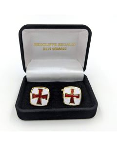 Knights Templar Enamel Cufflinks