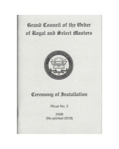 Royal & Select Masters Royal and Select Masters Ritual No. 2