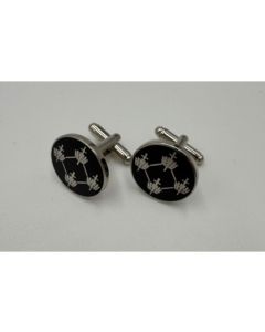 Quatuor Coronati Cufflinks (Black) QC